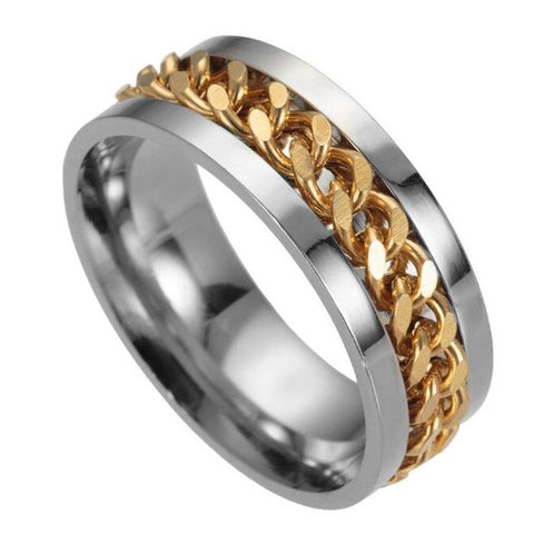 Image of Men's rotation Rings 100% Stainless Steel ideal gift for any occasion