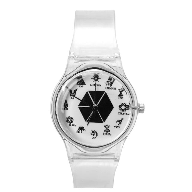 Novelty Watches Cartoon 13 Styles in a Sport Watch with Transparent Plastic Band for Boy or Girl - I'LL TAKE THIS