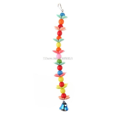 Image of 1PC - Colorful Pet Bird Parrot Parakeet Budgie Cockatoo Cage Bell Hanging Chew Toys - I'LL TAKE THIS