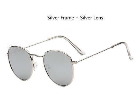 Image of Designer Round Sunglasses Women or Mens Vintage Retro Mirror Glasses - Lots of colors to choose from - I'LL TAKE THIS