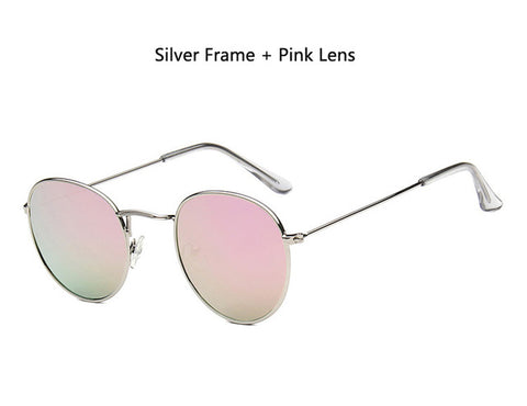 Image of Designer Round Sunglasses Women or Mens Vintage Retro Mirror Glasses - Lots of colors to choose from - I'LL TAKE THIS