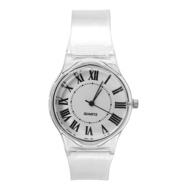 Novelty Watches Cartoon 13 Styles in a Sport Watch with Transparent Plastic Band for Boy or Girl - I'LL TAKE THIS