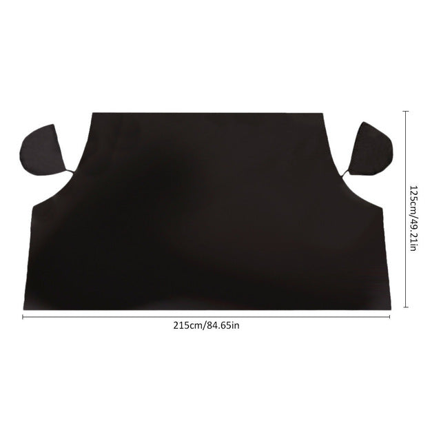 The Zone Barrier EXTRA Large Windshield Ultimate Protection from Snow, Ice or Sunshade  with Rearview Mirror Cover - I'LL TAKE THIS