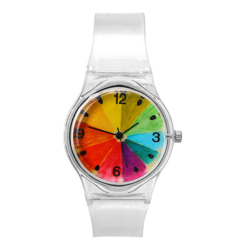 Image of Novelty Watches Cartoon 13 Styles in a Sport Watch with Transparent Plastic Band for Boy or Girl - I'LL TAKE THIS