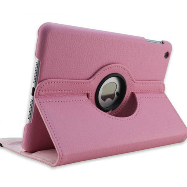Apple iPad 360° Rotating Cases - 10 Colors suit iPad 2,3,4,5,7,8 - Mini, Air + Pro Tablets