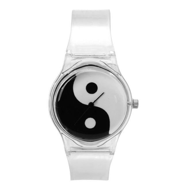 Novelty Watches Cartoon 13 Styles in a Sport Watch with Transparent Plastic Band for Boy or Girl - I'LL TAKE THIS