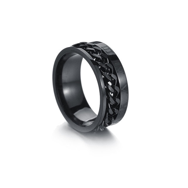 Men's rotation Rings 100% Stainless Steel ideal gift for any occasion