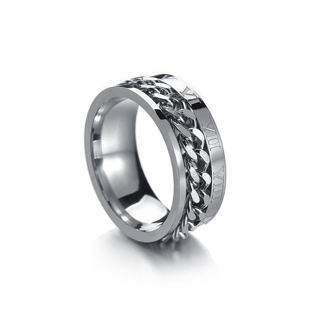 Men's rotation Rings 100% Stainless Steel ideal gift for any occasion