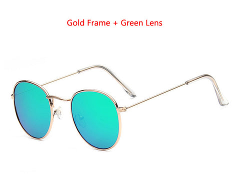 Image of Designer Round Sunglasses Women or Mens Vintage Retro Mirror Glasses - Lots of colors to choose from - I'LL TAKE THIS