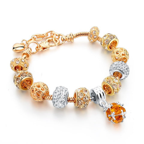 Image of Luxury Crystal Heart/Charm Gold Bracelets For Women fashionable Jewelry - I'LL TAKE THIS