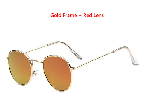 Image of Designer Round Sunglasses Women or Mens Vintage Retro Mirror Glasses - Lots of colors to choose from - I'LL TAKE THIS
