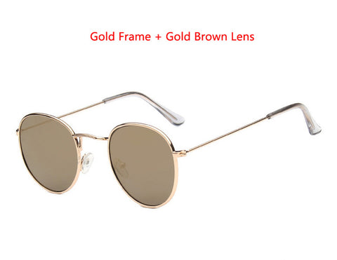 Image of Designer Round Sunglasses Women or Mens Vintage Retro Mirror Glasses - Lots of colors to choose from - I'LL TAKE THIS