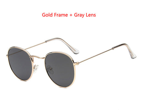 Image of Designer Round Sunglasses Women or Mens Vintage Retro Mirror Glasses - Lots of colors to choose from - I'LL TAKE THIS