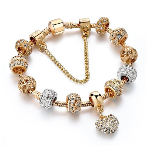 Image of Luxury Crystal Heart/Charm Gold Bracelets For Women fashionable Jewelry - I'LL TAKE THIS