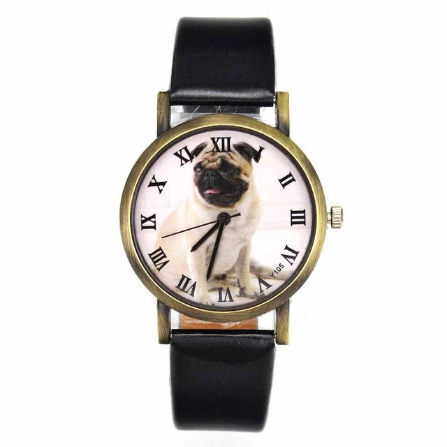 Pug Pet Dog Women's Casual Fashion Silicone Band Watchband Wrist Watch - I'LL TAKE THIS