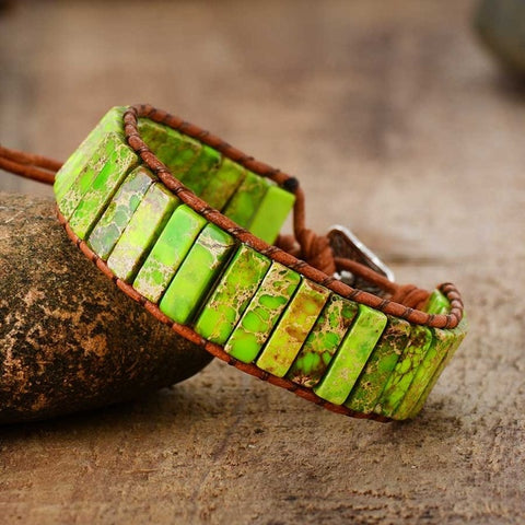 Image of Handmade Multi Color Natural Stone strand Bracelets, Evoke your inner Chakra - I'LL TAKE THIS