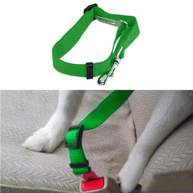 Adjustable Pet Seat Belt/Safety Leads Vehicle Seat-belt Harness in 12 colors for the ultimate look - I'LL TAKE THIS