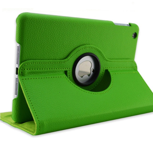 Apple iPad 360° Rotating Cases - 10 Colors suit iPad 2,3,4,5,7,8 - Mini, Air + Pro Tablets