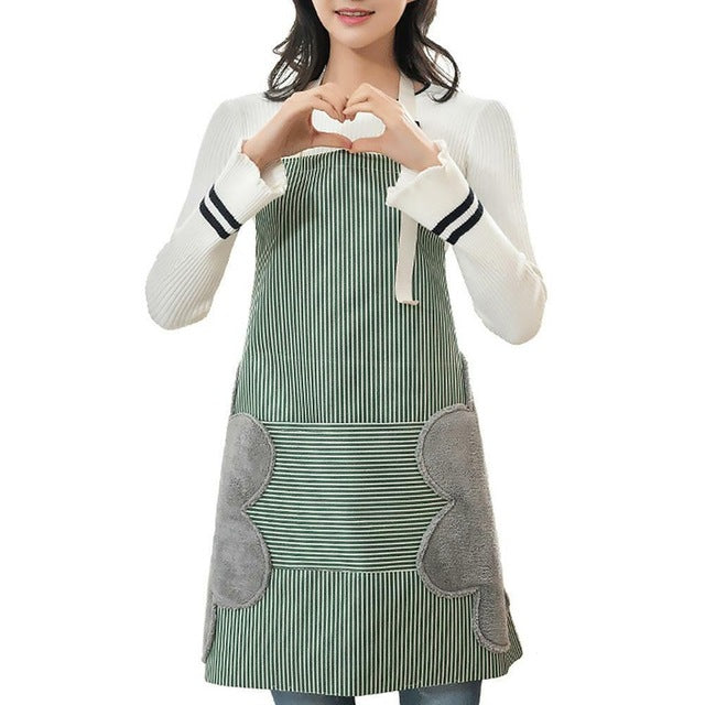 Waterproof adjustable Aprons heavy-duty cotton, convenient Super absorbent side hand wipe cloths - I'LL TAKE THIS