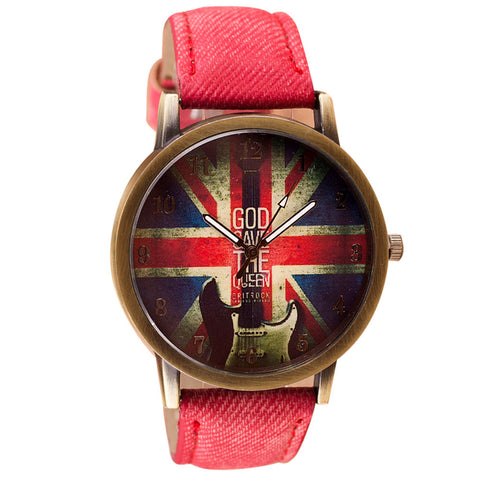 Image of British Fashion Colored Watch, Unisex Pattern Analog Quartz Vogue Watches - I'LL TAKE THIS