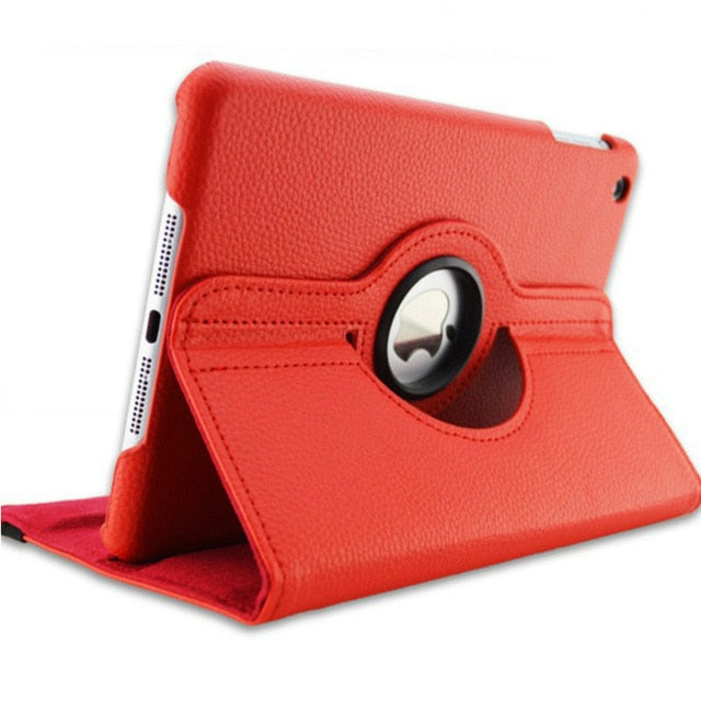 Apple iPad 360° Rotating Cases - 10 Colors suit iPad 2,3,4,5,7,8 - Mini, Air + Pro Tablets