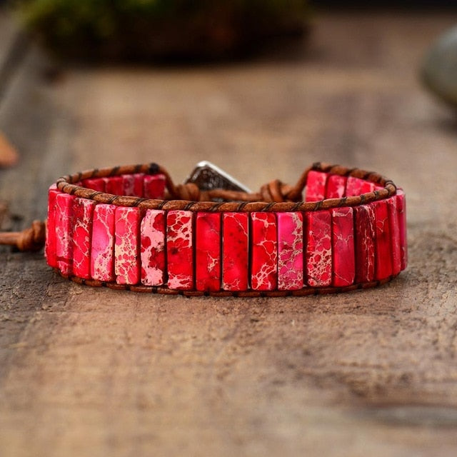 Handmade Multi Color Natural Stone strand Bracelets, Evoke your inner Chakra - I'LL TAKE THIS