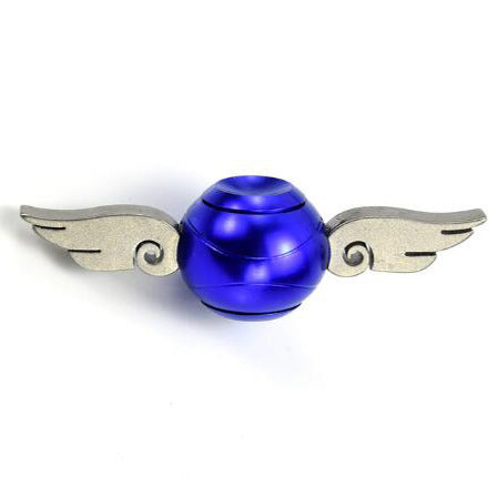Image of Cupid Fidget Spinner Gold Finger - Metal Brass Fidget Spinner Blue Metal Hand Spinner Stress fidget Classic Toys - I'LL TAKE THIS