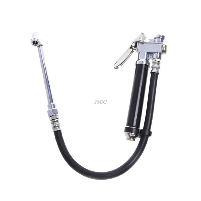 Air Tire Pressure Filler Dual Chuck Inflator Car Gauge 12" Compressor Hose - I'LL TAKE THIS