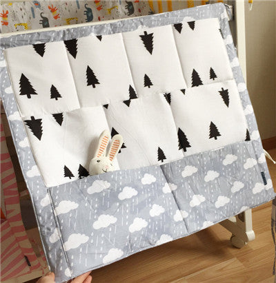 Image of Baby Cot Bed Hanging Storage Bag Organizer. Toy Diaper Pocket for Crib Bedding Set - Size 60 x 50cm / 23.6"  x 19.7" - I'LL TAKE THIS