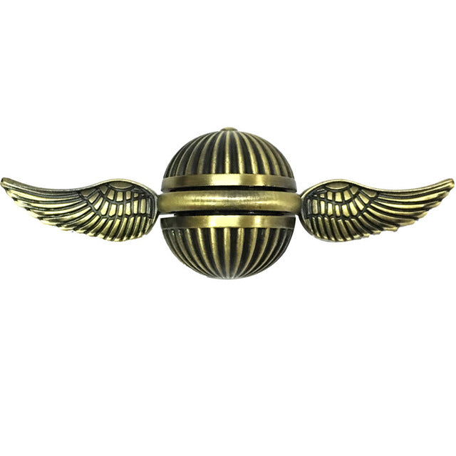 Cupid Fidget Spinner Gold Finger - Metal Brass Fidget Spinner Blue Metal Hand Spinner Stress fidget Classic Toys - I'LL TAKE THIS