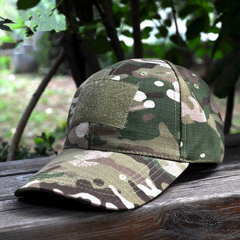 Image of Snapback Camouflage Tactical Hat, Army style Tactical Baseball Cap Unisex - I'LL TAKE THIS