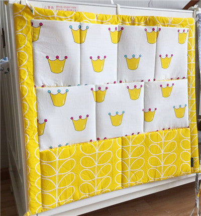 Baby Cot Bed Hanging Storage Bag Organizer. Toy Diaper Pocket for Crib Bedding Set - Size 60 x 50cm / 23.6"  x 19.7" - I'LL TAKE THIS