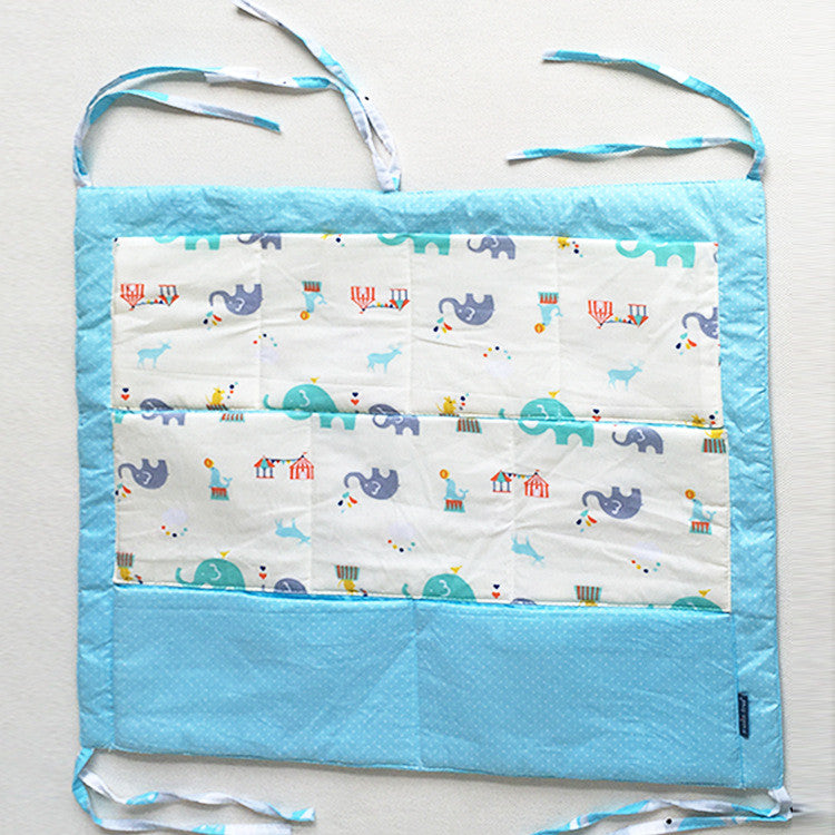 Baby Cot Bed Hanging Storage Bag Organizer. Toy Diaper Pocket for Crib Bedding Set - Size 60 x 50cm / 23.6"  x 19.7" - I'LL TAKE THIS