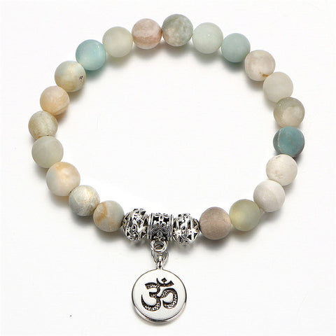 Image of Vintage Yoga Strand Bracelets' - Natural Stone Handmade Unisex Wristband Beads - I'LL TAKE THIS