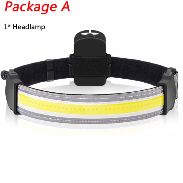 Ultra wide 220° Head lamp - Lightweight 8000 Lumens Headlamps