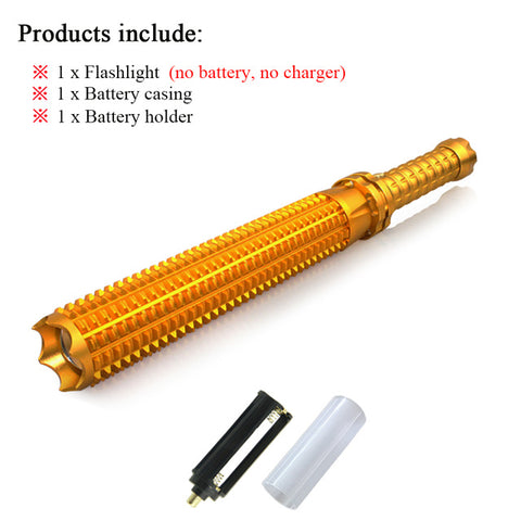 Image of Baton Flashlight Self Defense powerful LED Telescoping cree xml t6 torch tactical flashlight, 18650 rechargeable - I'LL TAKE THIS