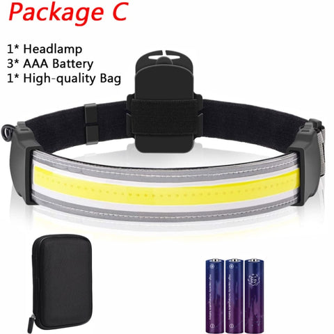 Image of Ultra wide 220° Head lamp - Lightweight 8000 Lumens Headlamps