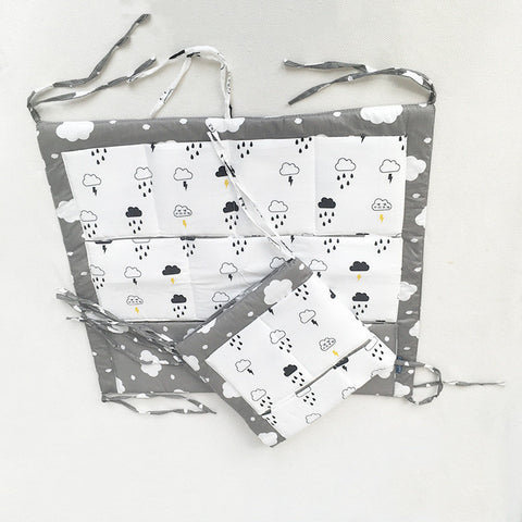 Image of Baby Cot Bed Hanging Storage Bag Organizer. Toy Diaper Pocket for Crib Bedding Set - Size 60 x 50cm / 23.6"  x 19.7" - I'LL TAKE THIS