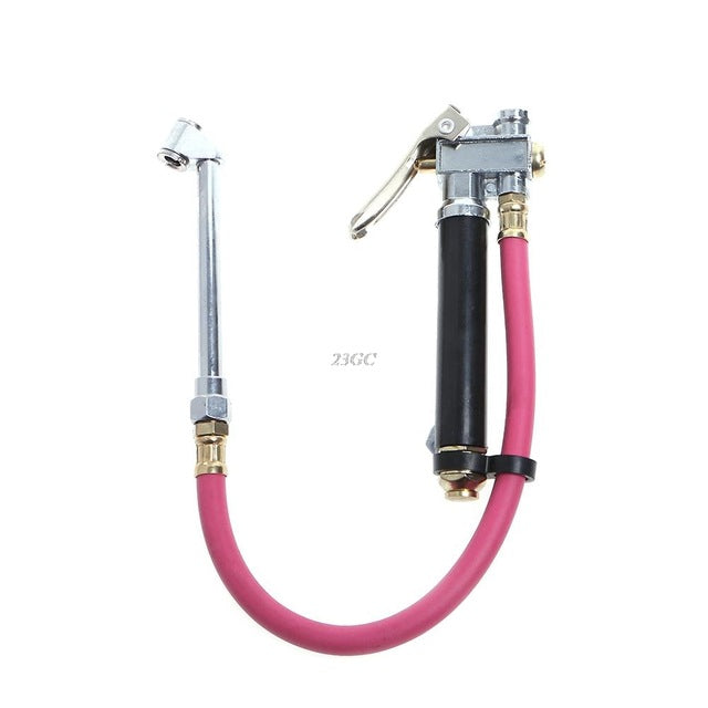 Air Tire Pressure Filler Dual Chuck Inflator Car Gauge 12" Compressor Hose - I'LL TAKE THIS