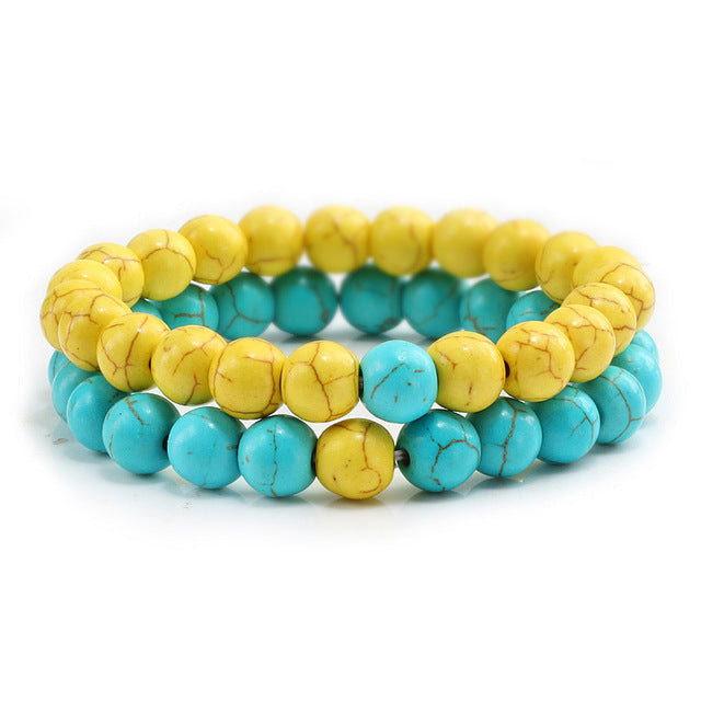 Distance Chakra Bracelet for Couple bracelets Missing piece bracelet Yin yang 2Pcs/Set - I'LL TAKE THIS