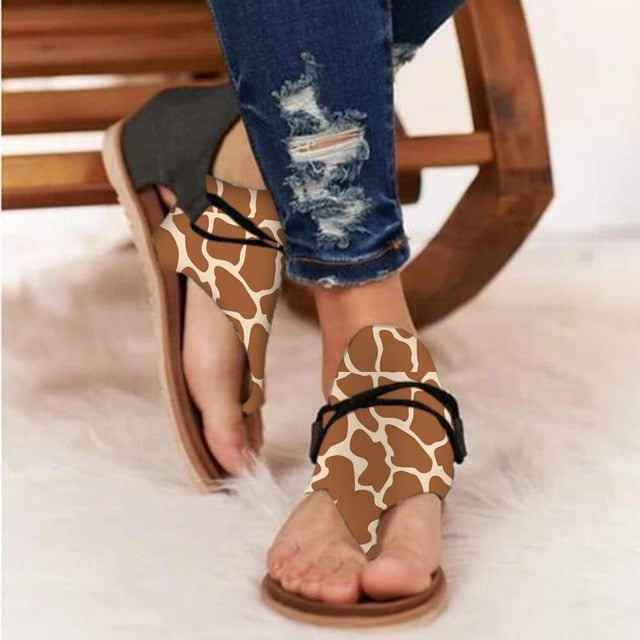 Handmade Hemp Sandals - 7 Colors including Leopard Print ideal Summer Shoes Women's Flip flops