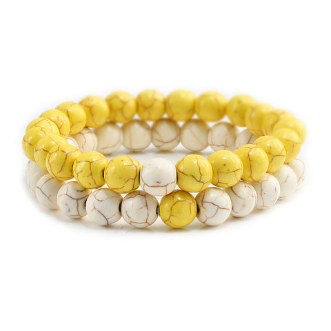 Image of Distance Chakra Bracelet for Couple bracelets Missing piece bracelet Yin yang 2Pcs/Set - I'LL TAKE THIS