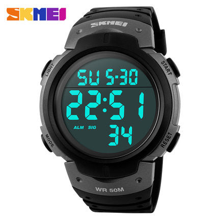 Image of Men's Digital LED Sports Watch, Water Resistant to 50m (150ft) - I'LL TAKE THIS