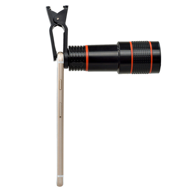 Smartphone 12X Zoom Telescope + 3 in 1 - Fisheye Wide Angel Macro Lens in Kit form - I'LL TAKE THIS