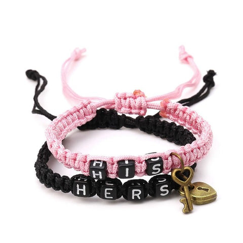 Image of Couples Bracelet His/Hers Matching Jewelry Lovers Boyfriend Girlfriend Braid in 6 Color Options - I'LL TAKE THIS