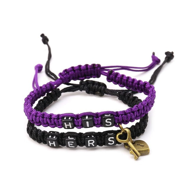 Couples Bracelet His/Hers Matching Jewelry Lovers Boyfriend Girlfriend Braid in 6 Color Options - I'LL TAKE THIS