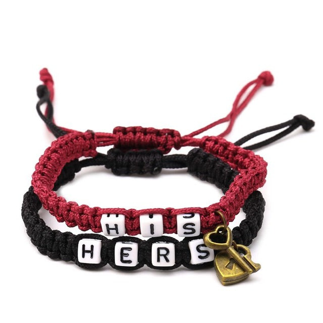Couples Bracelet His/Hers Matching Jewelry Lovers Boyfriend Girlfriend Braid in 6 Color Options - I'LL TAKE THIS