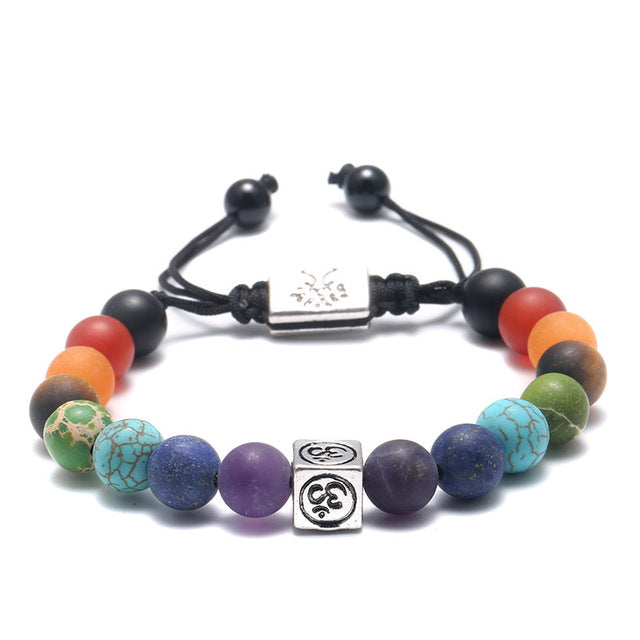 Handmade Tibetan Bracelets, Life Tree 7 Chakra Beads Reiki Buddha Prayer Natural Stone Yoga Bracelet - I'LL TAKE THIS