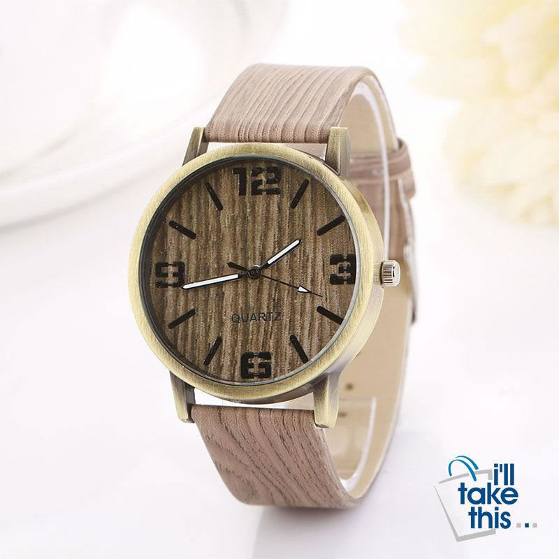 Vintage Wood Grain Luxury Watches - Women Fashion Watch with Quartz movements - I'LL TAKE THIS