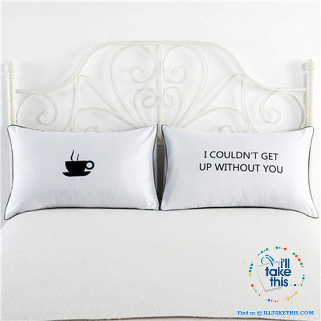 Wake up with your loved one with these novelty pillows for those special occasions - I'LL TAKE THIS